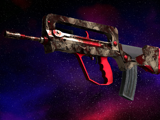 FAMAS | Styx: Black and red minimalism with an aggressive twist
