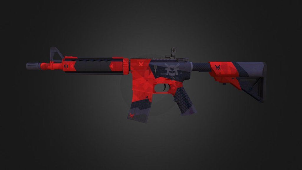 M4A4 Evil Daimyo – Flashy Japanese CS2 Style
